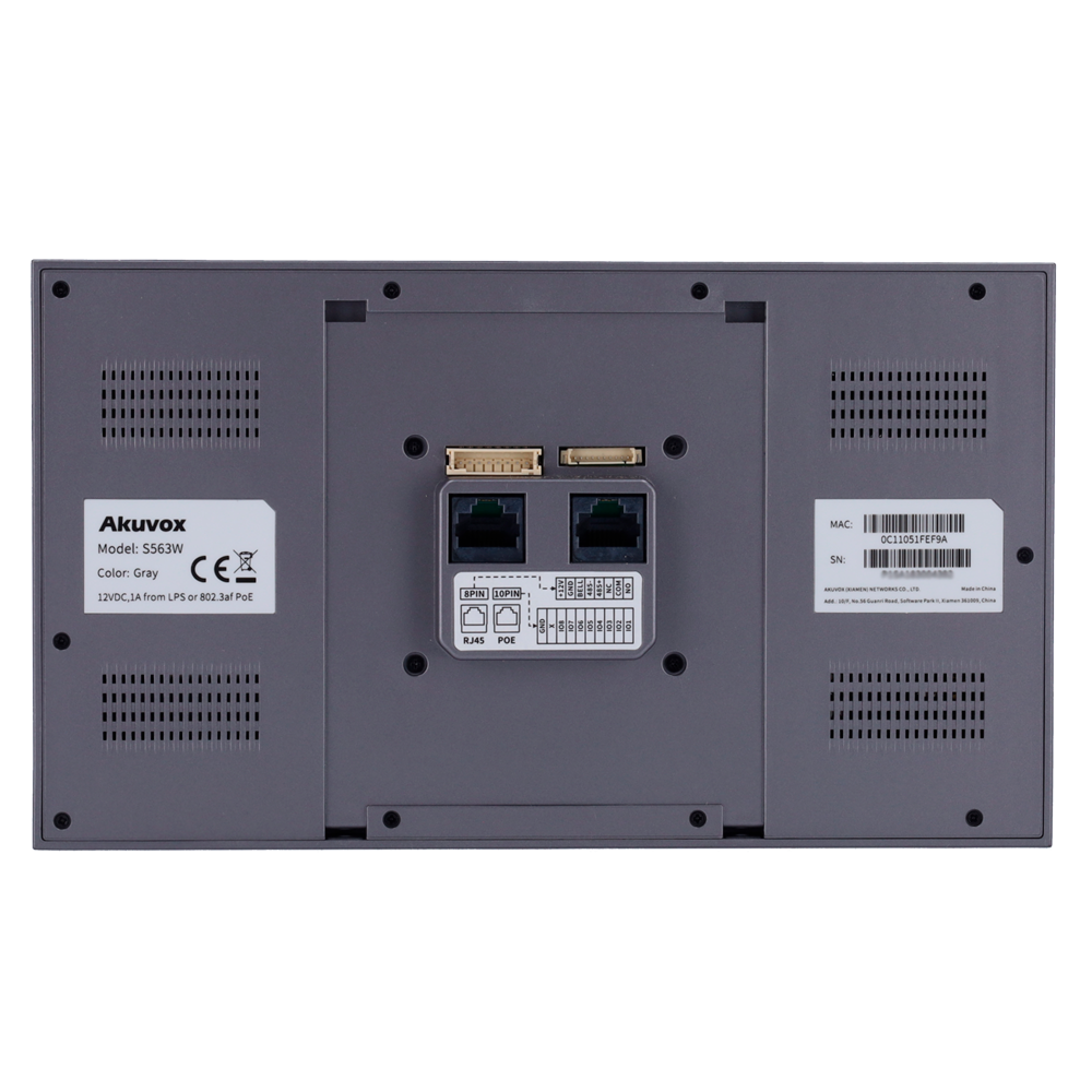 Akuvox - AK-S563 - Monitor videoportero 8" IP PoE - Imagen 4