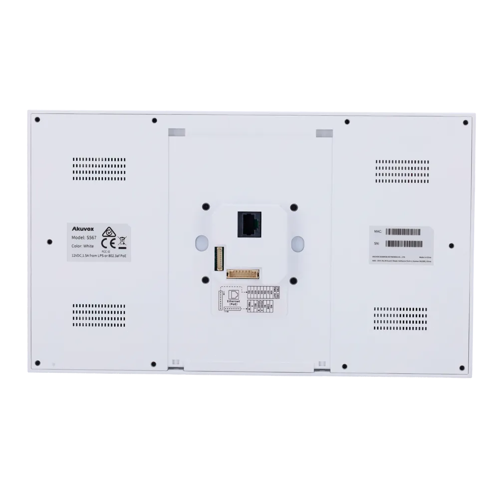 Monitor Videoportero IP 10" Akuvox AK-S567-WHITE PoE