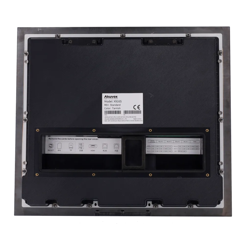 Placa Videoportero IP Akuvox AK-X916S-L 2Mpx PoE MIFARE