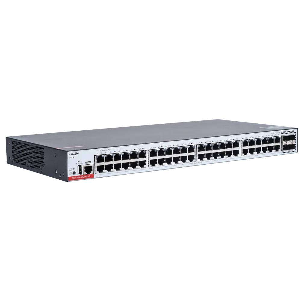 Switch Gestionable PoE+ 48 Puertos Gigabit RG-CS83-48GT4XS-P