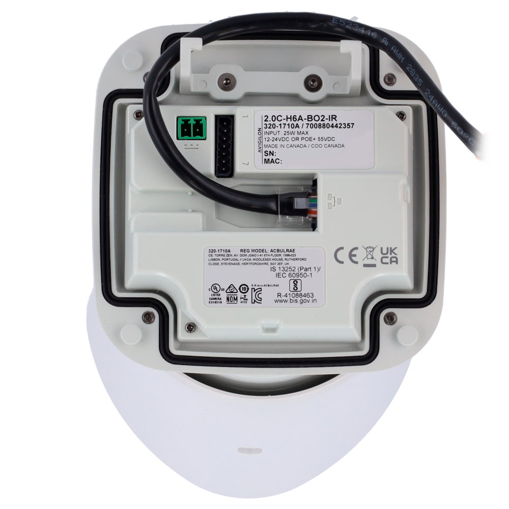 Avigilon AVI-2.0C-H6A-BO2-IR IP Bullet 2MP - Imagen 4