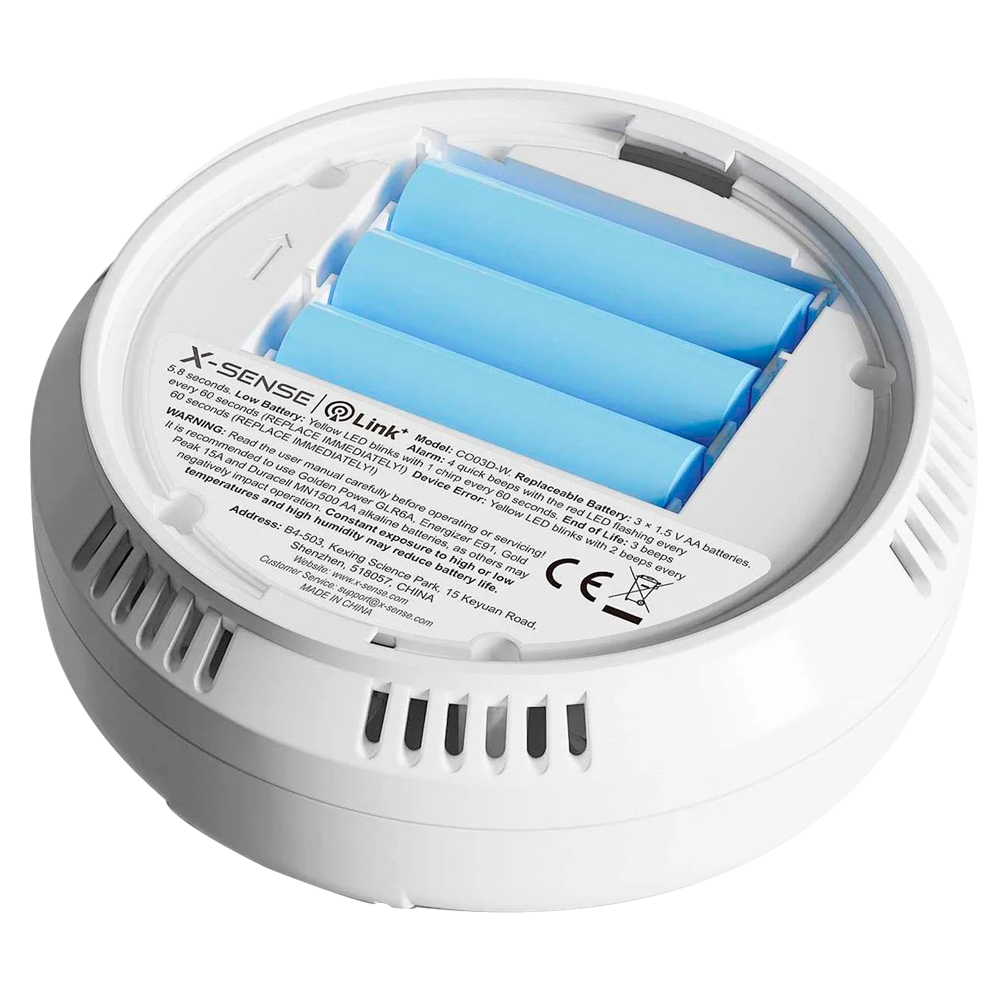 X-Sense - CO03D-W - Detector CO interconectable RF 868 MHz bat. AA - Imagen 3