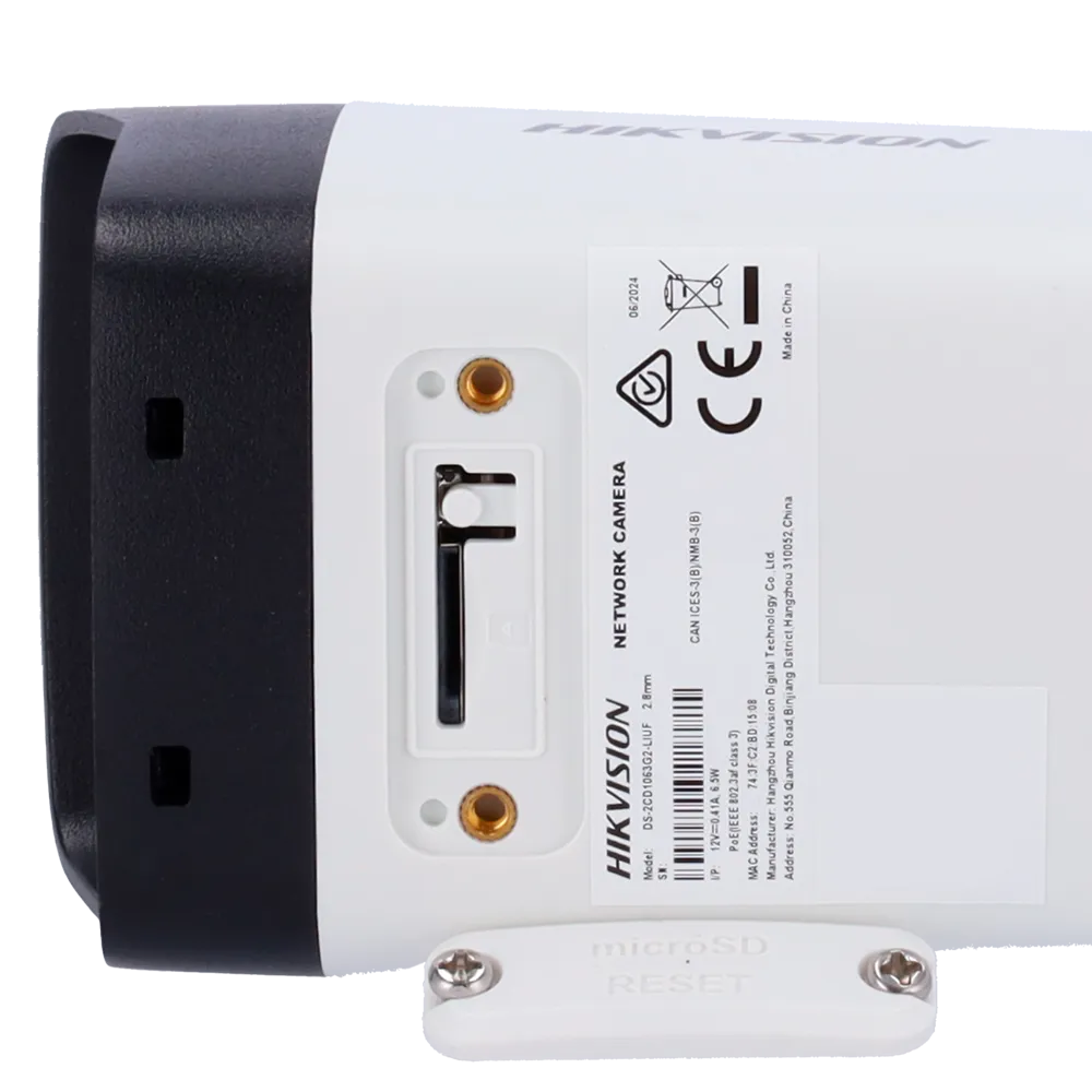 Cámara IP Bullet HIKVISION DS-2CD1063G2-LIU(2.8mm) 6MP IR 30m