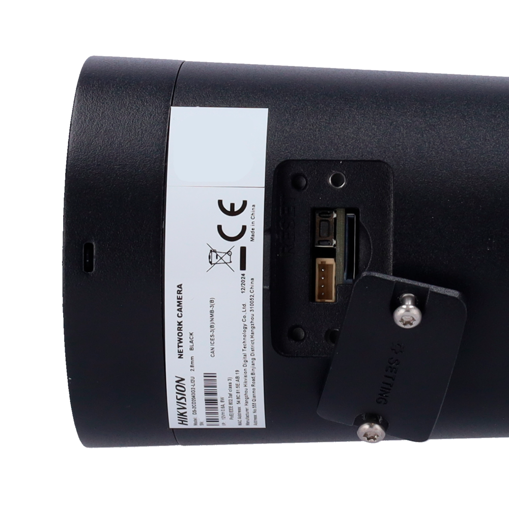 HIKVISION DS-2CD2043G2-LI2U(2.8mm)(BLACK) IP Bullet 4MP 2.8mm IR 40m IP67 - Imagen 4