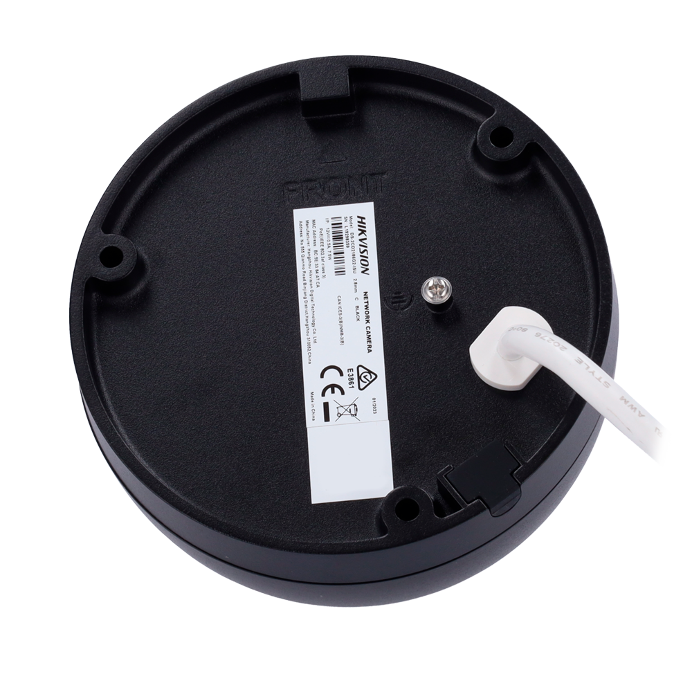 Hikvision DS-2CD2143G2-IS(2.8mm)(BLACK) Cámara Domo – IP · Exterior · IR · PoE - Imagen 4