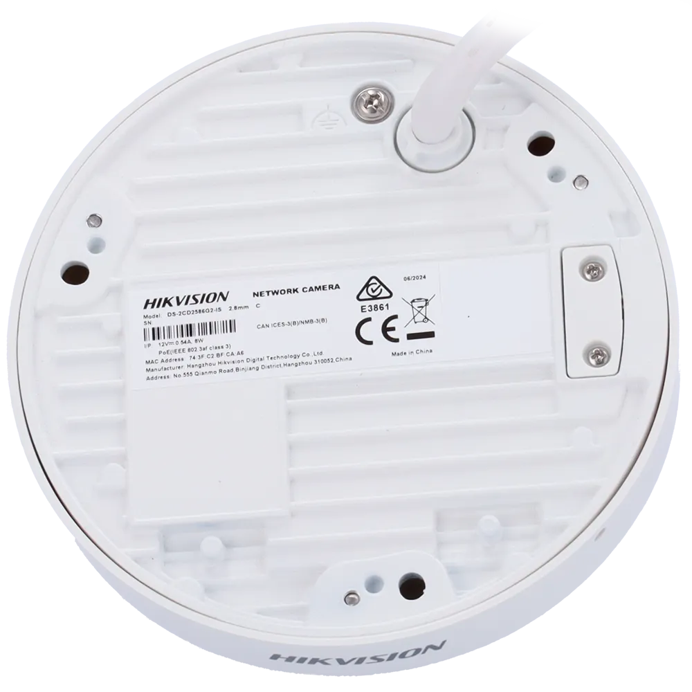 Hikvision DS-2CD2586G2-IS(2.8mm)(C) Domo IP 8MP PoE IR
