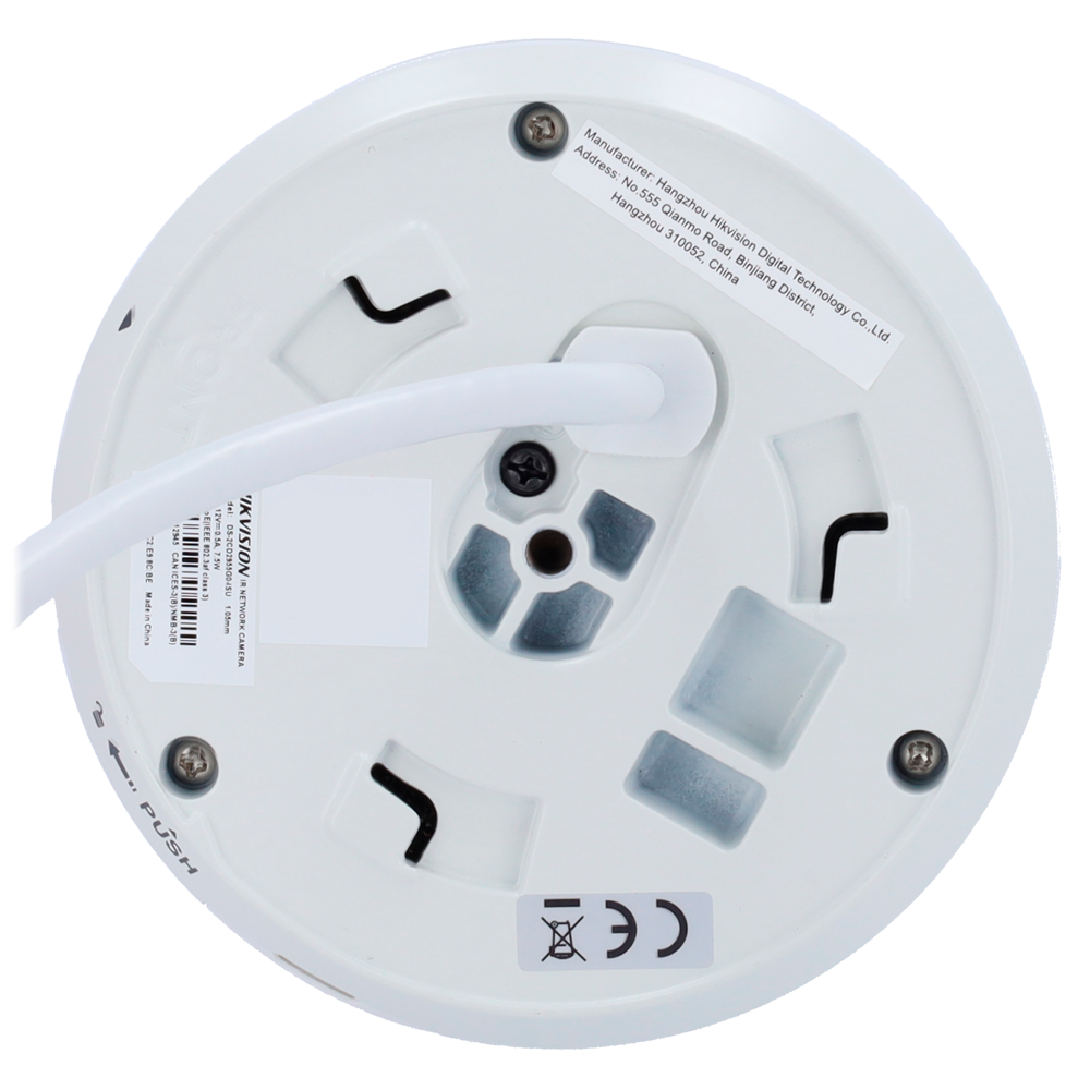 Hikvision DS-2CD2955G0-ISU(1.05mm) Cámara Fisheye – IP · 5MP · Interior · IR · PoE - Imagen 4