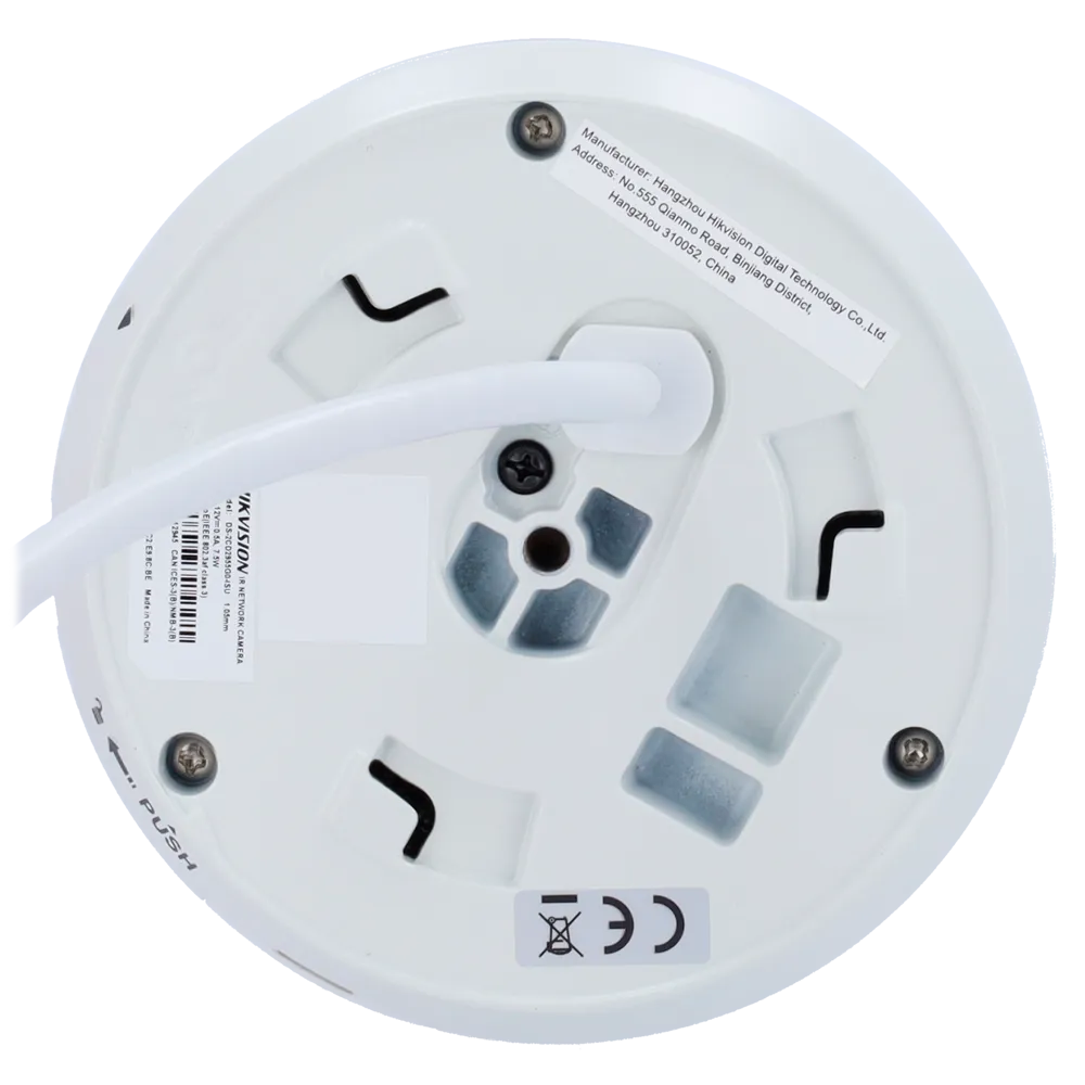 Hikvision DS-2CD2955G0-ISU(1.05mm) Cámara Fisheye 5MP PoE