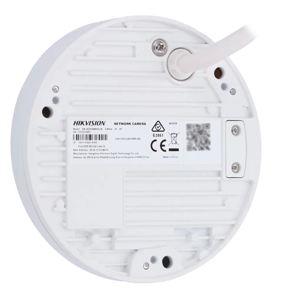 Hikvision DS-2CD3546G2-IS(2.8mm)(H)(eF) Domo IP 4MP IR PoE