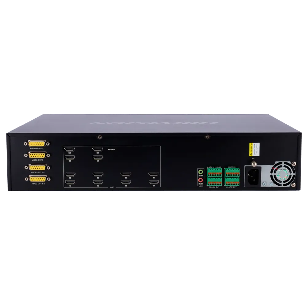 Decodificador Hikvision DS-6912UDI(C) 192 canales 4K HDMI