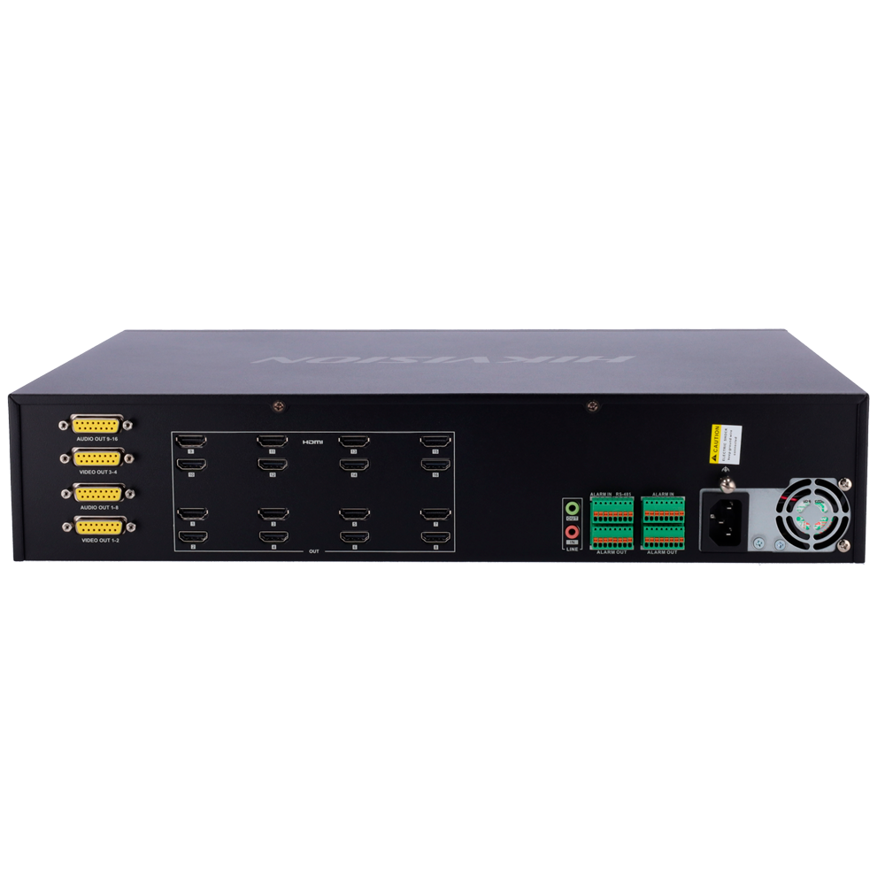 Hikvision DS-6916UDI(C) Decodificador – 256 canales · 4K · salidas HDMI/BNC - Imagen 4