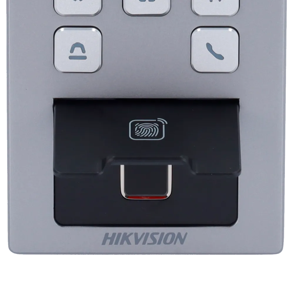 Control Acceso Hikvision DS-K1T502DBFWX-C IP65 Huella QR