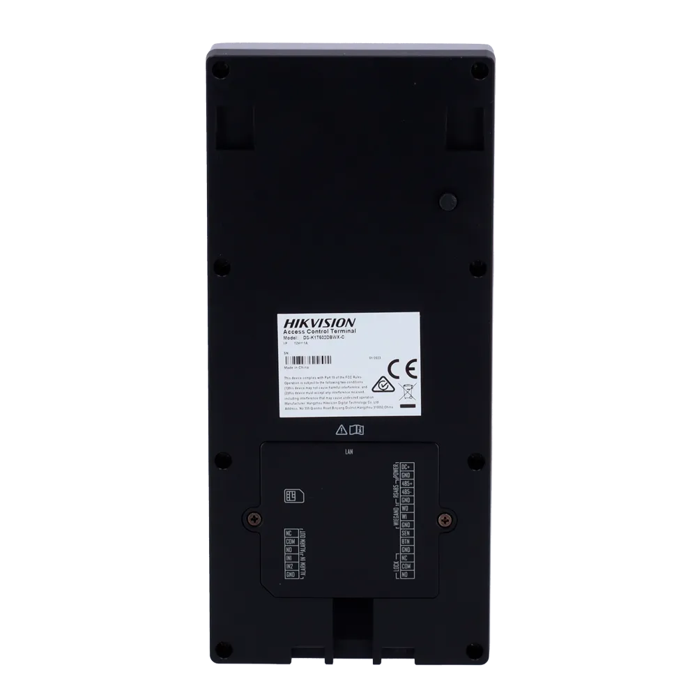 Control Acceso Cámara IP65 IK09 DS-K1T502DBWX-C Hikvision