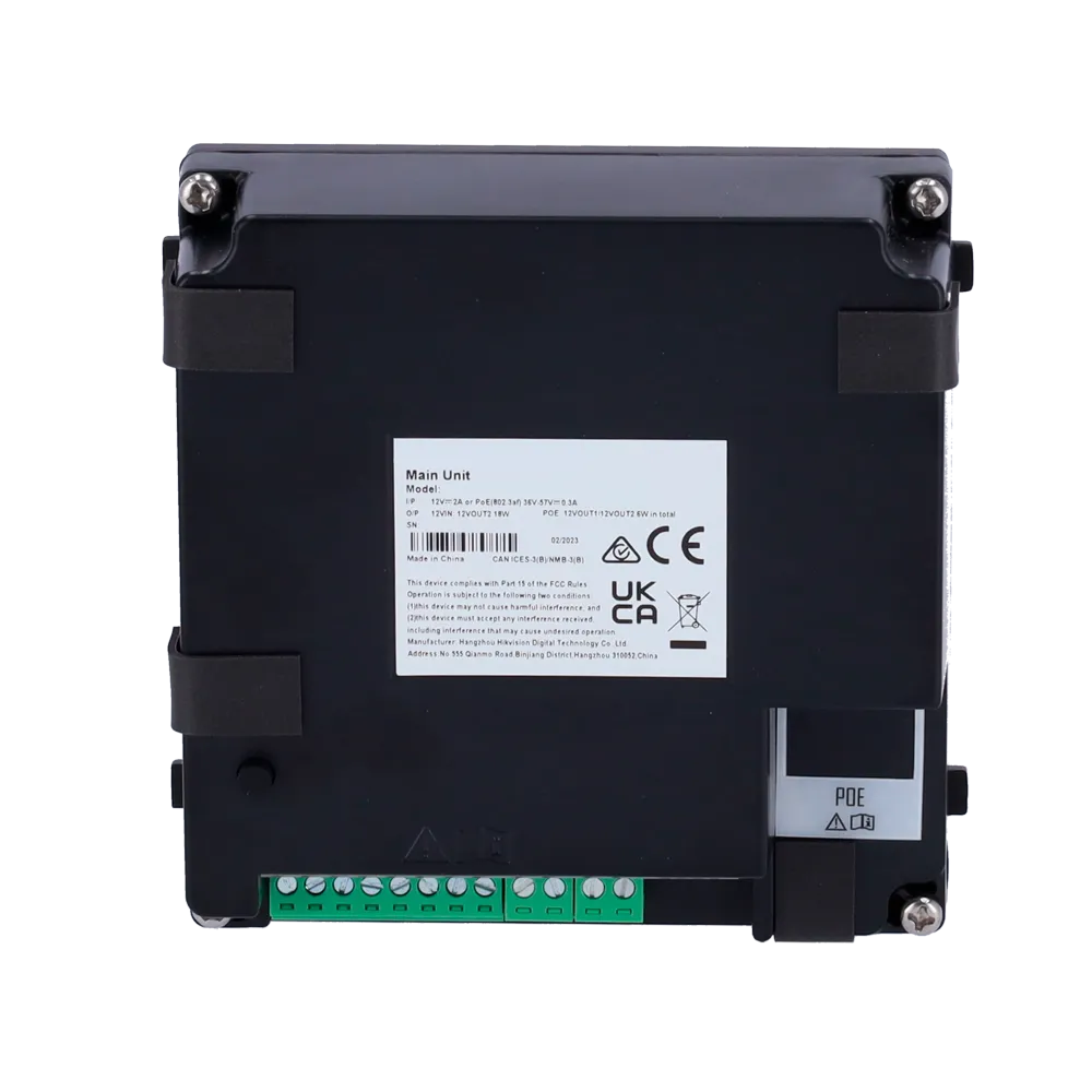 Placa Videoportero IP Hikvision DS-KD8003-IME1(B)-NEUTRAL 2Mpx PoE