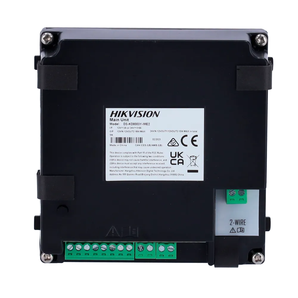 Placa Videoportero IP Hikvision DS-KD8003Y-IME2 2Mpx IP65