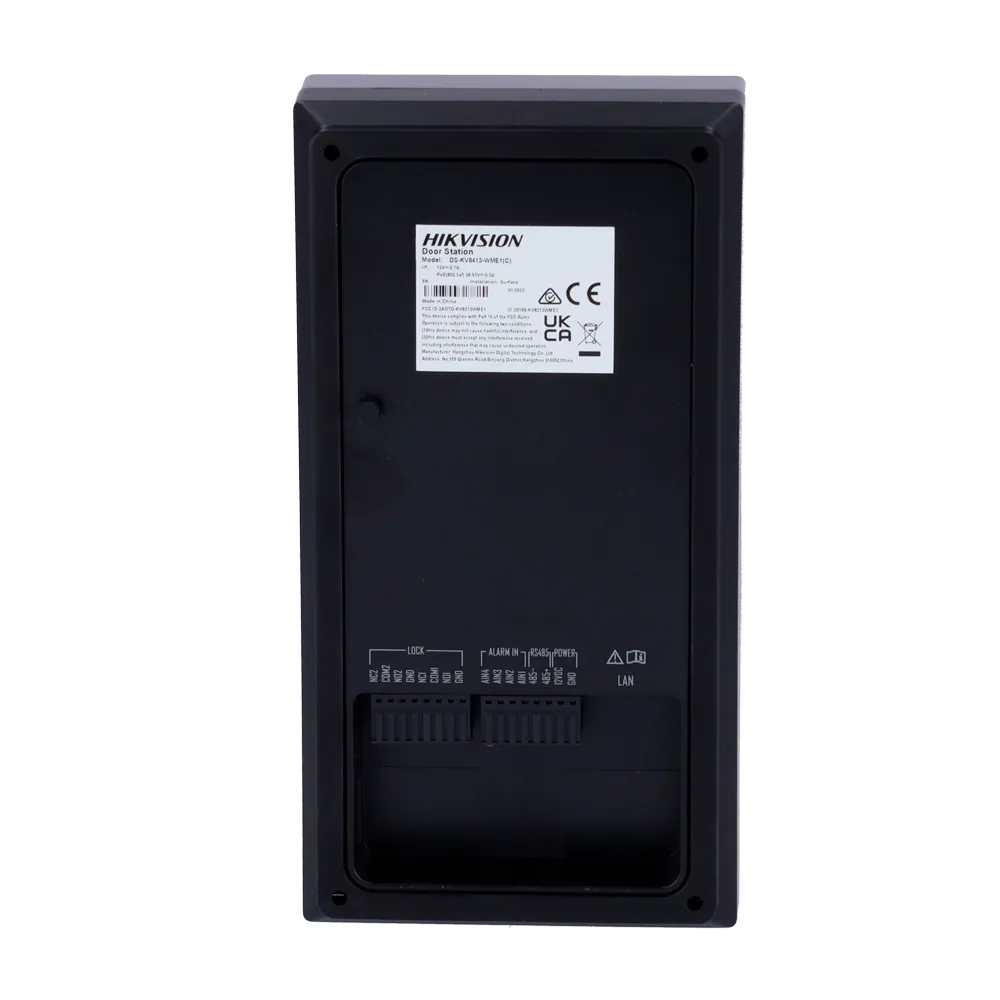 Placa Videoportero IP Hikvision 4 Viviendas DS-KV8413-WME1(C)