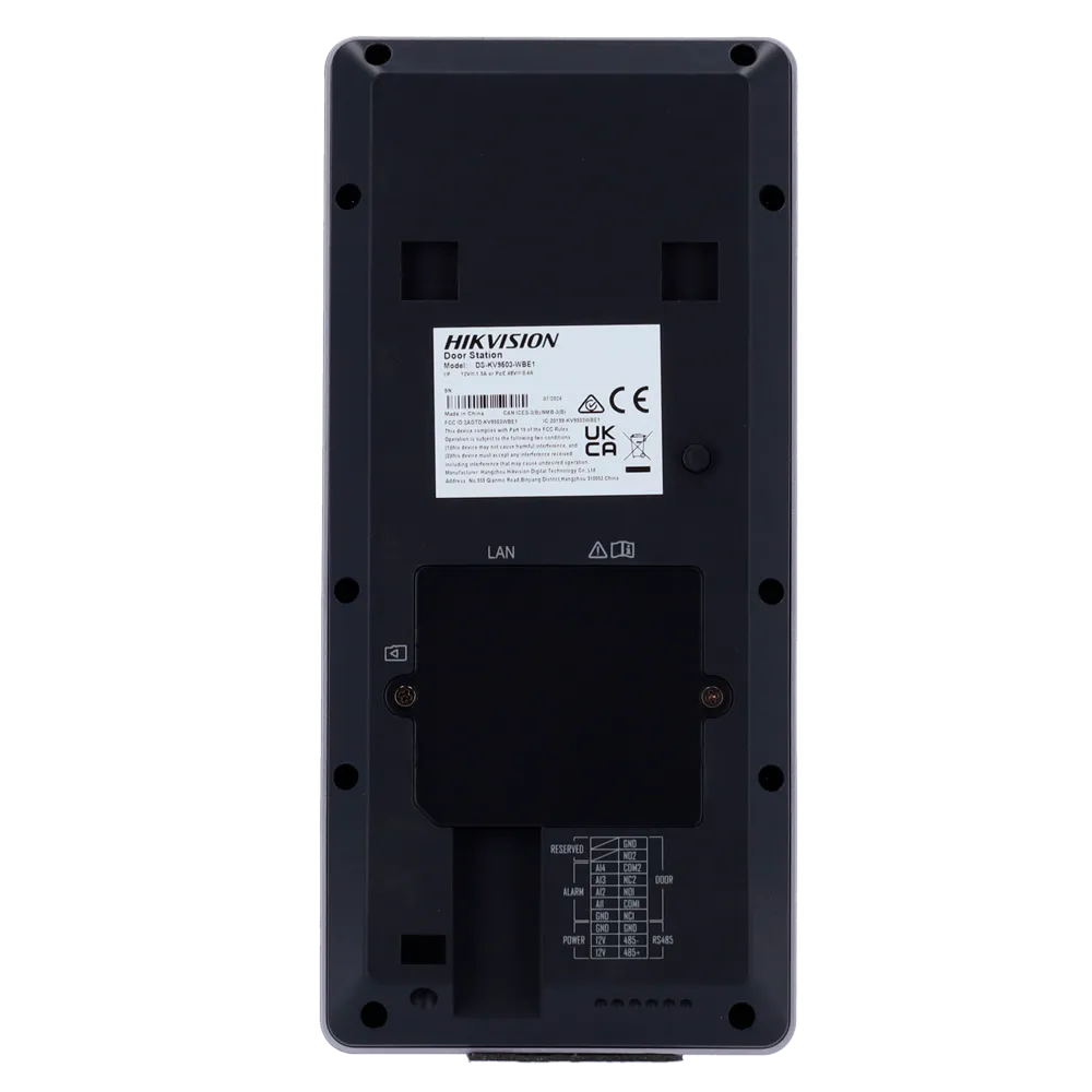 Placa Videoportero IP Hikvision DS-KV9503-WBE1 WiFi Facial