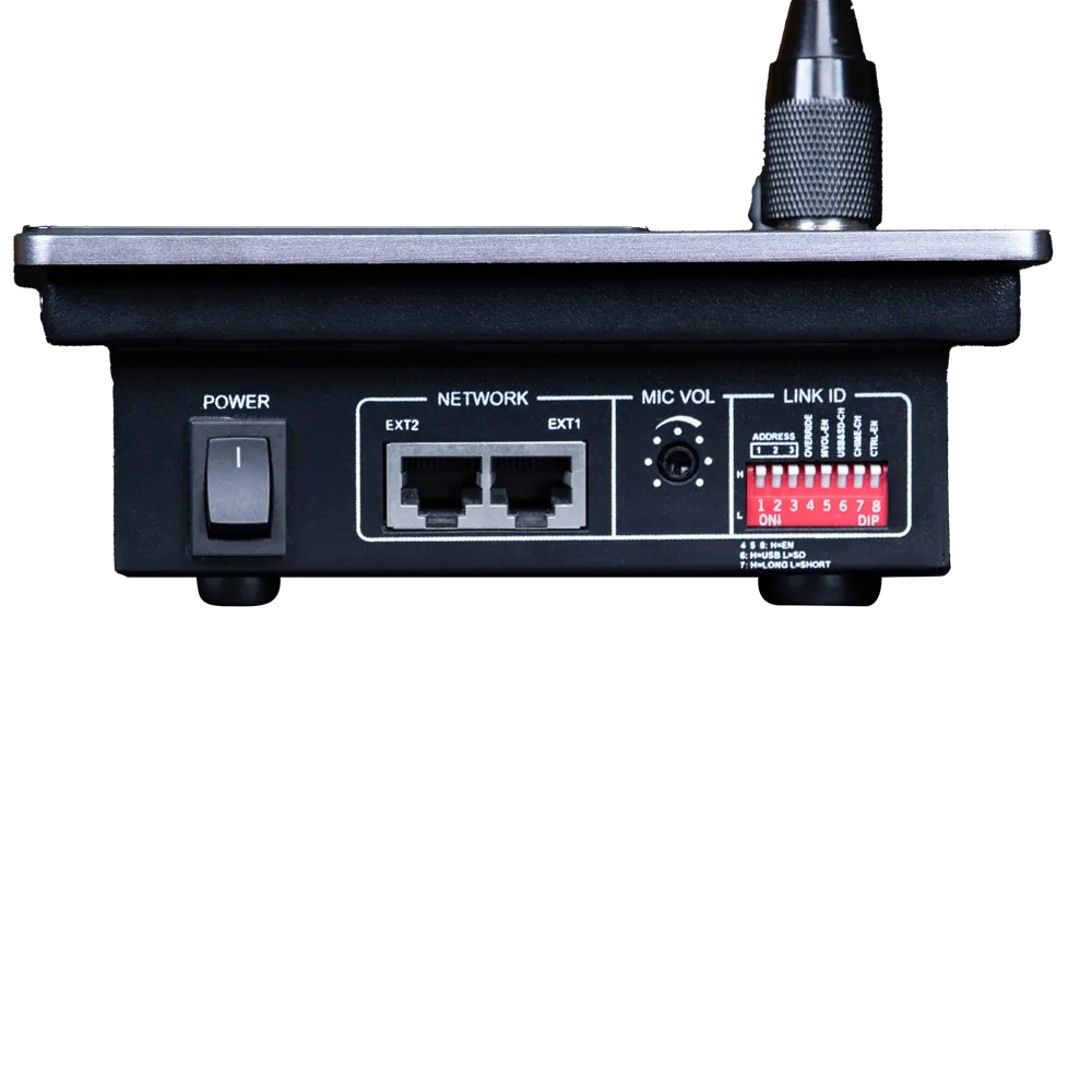 Micrófono megafonía DSPPA DMA60M 6 zonas paginación