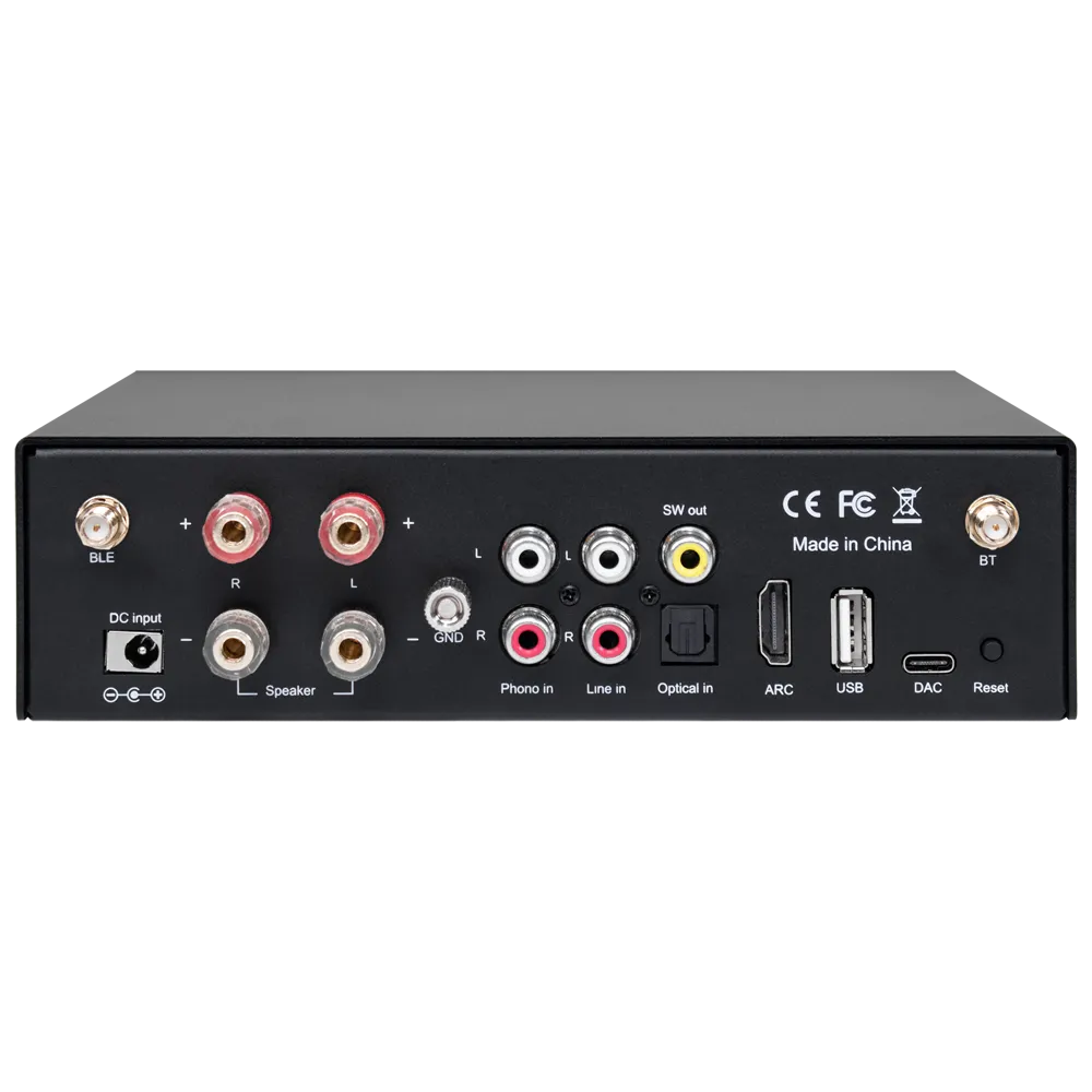 DSPPA-MINI502 Amplificador Estéreo 2x50W Bluetooth USB