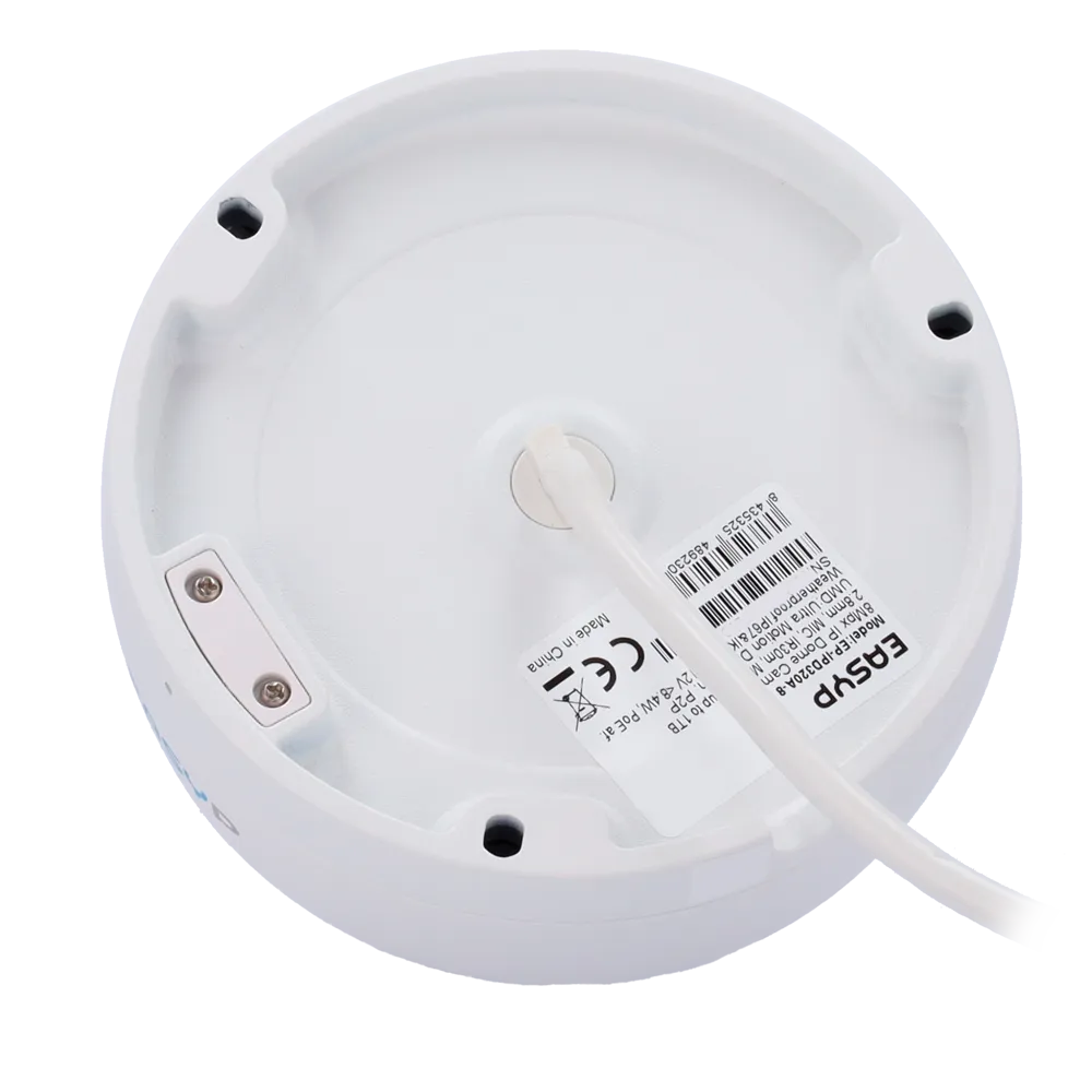Cámara Domo IP 8MP EP-IPD320A-8 Exterior IR PoE IA