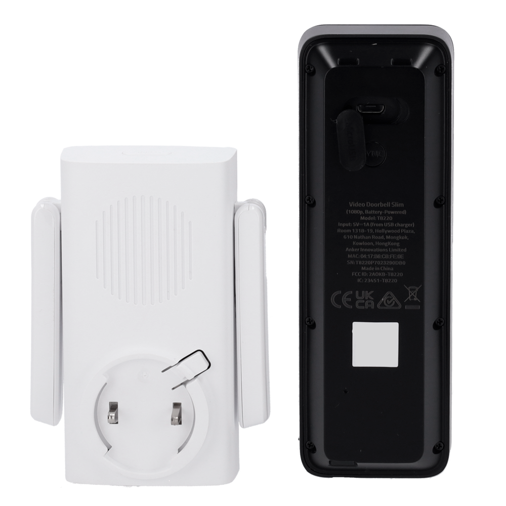 Eufy EUFY-DOORBELL-C211 Videotimbre WiFi 2.4 Exterior - Imagen 4