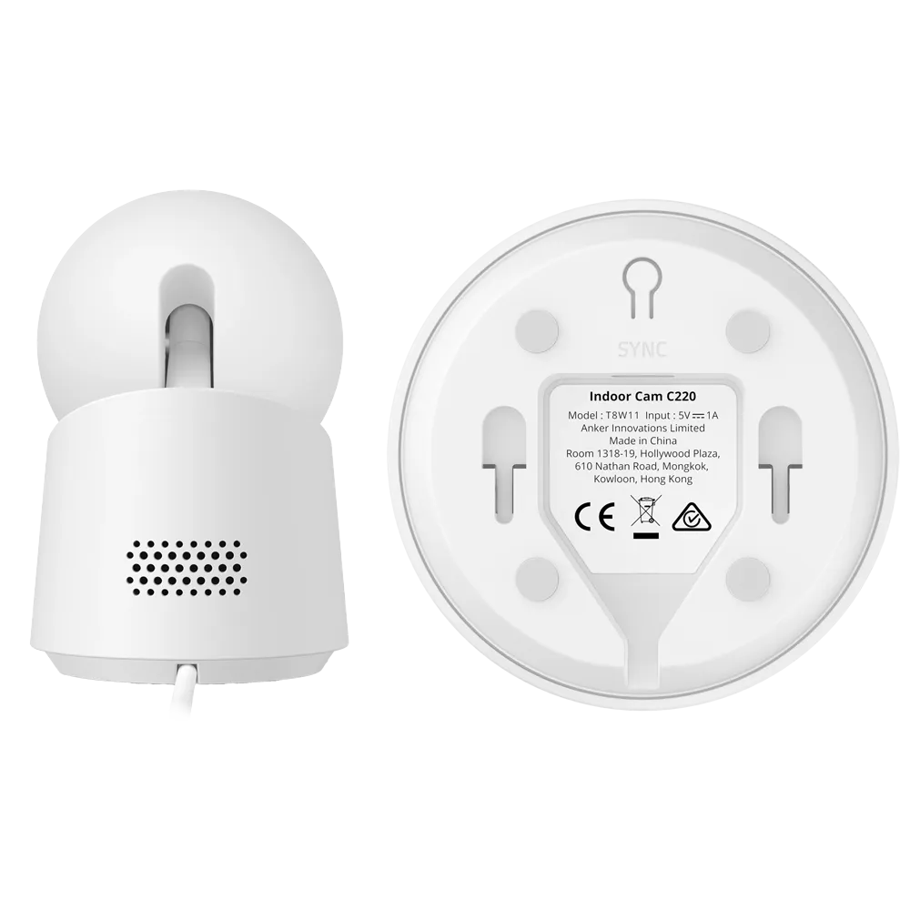 Eufy EUFY-INDOORCAM-C220 Cámara 2K WiFi Interior Seguimiento