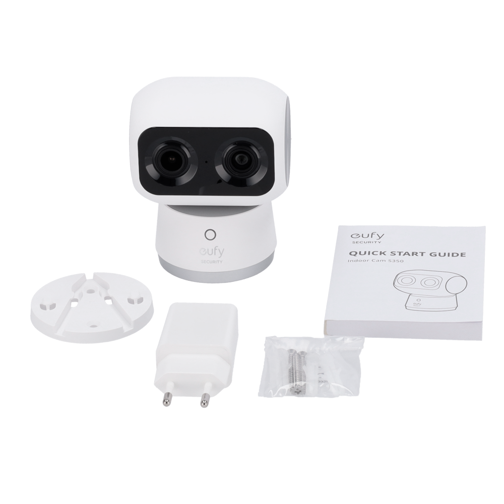 Eufy EUFY-INDOORCAM-S350 Cámara 4K WiFi Dual Interior - Imagen 4