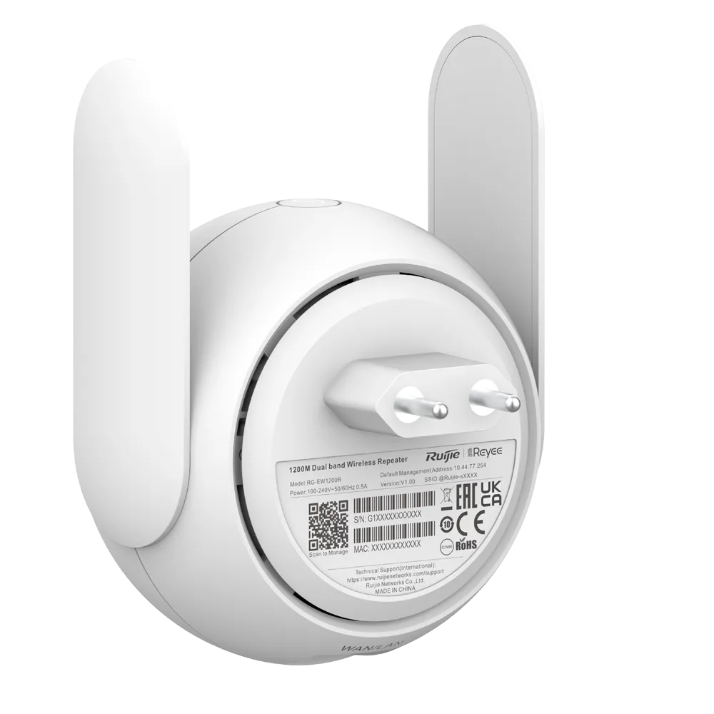Router WiFi 5 Reyee RG-EW1200R Dual Band 1200 Mbps