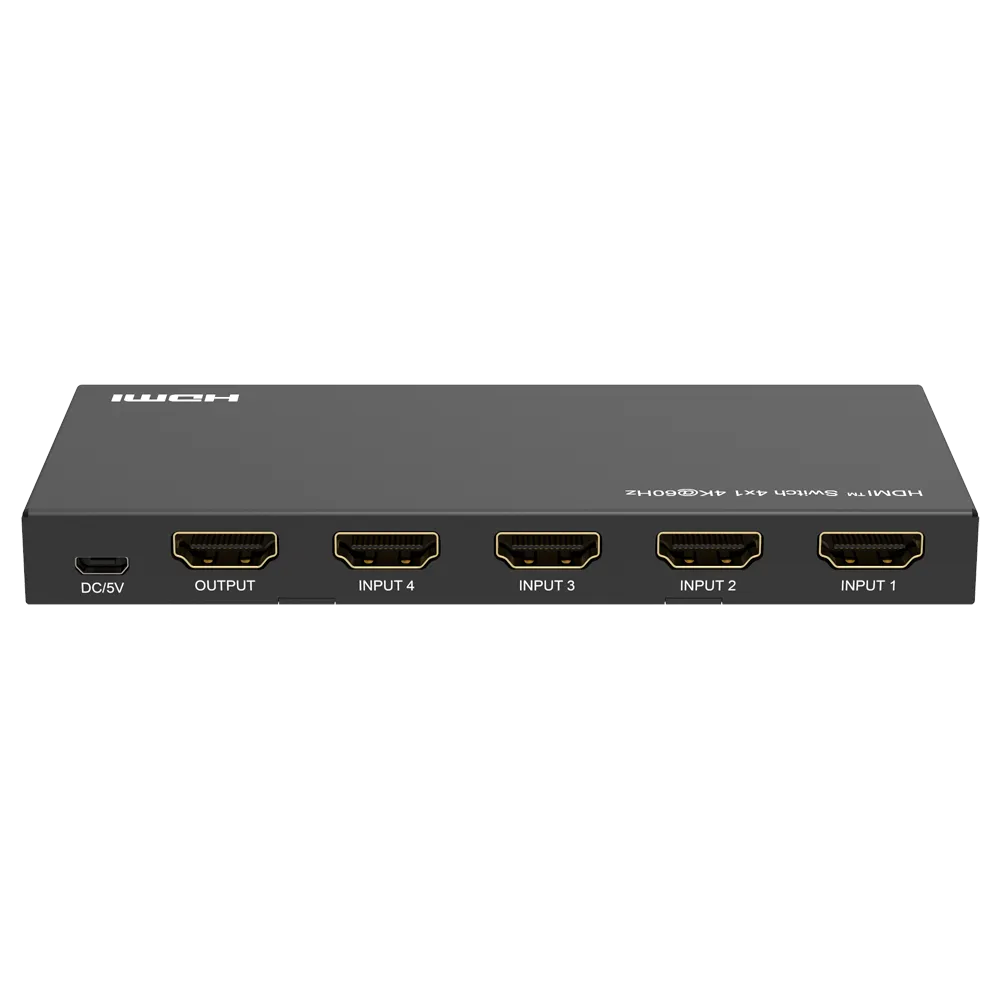Switch HDMI 4:1 4K HDMI-SW-4x1-4K60 Conmutador Automático