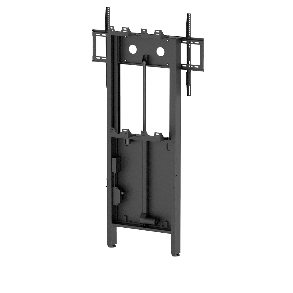 Soporte pantalla Suelo-Pared 100 kg máx Iboard IB-EST08-W2-V3-B - Imagen 4