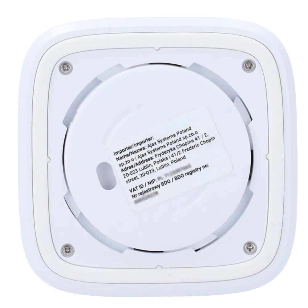 AJAX AJ-LIFEQUALITY-W Monitor Calidad Aire Jeweller