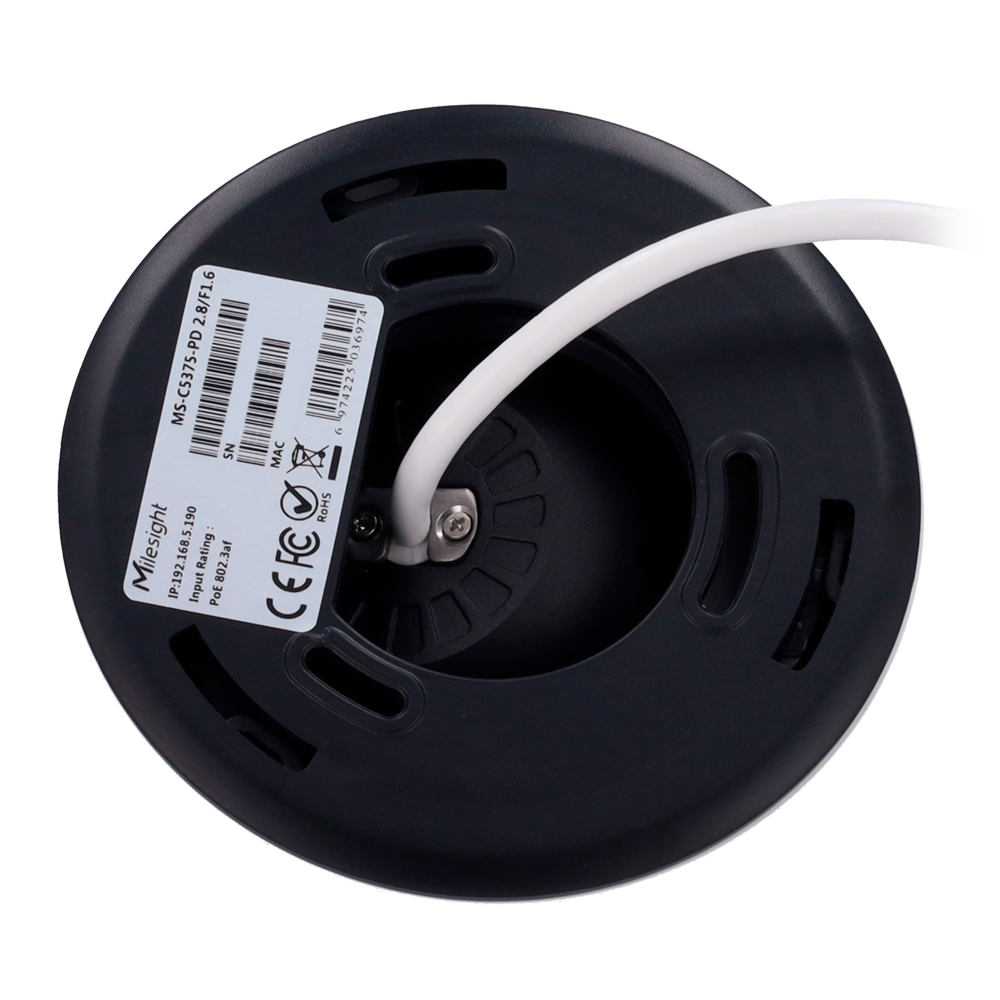 Milesight MS-C5375-PD Cámara Mini domo – IP · 5MP · Exterior · IR · PoE - Imagen 4
