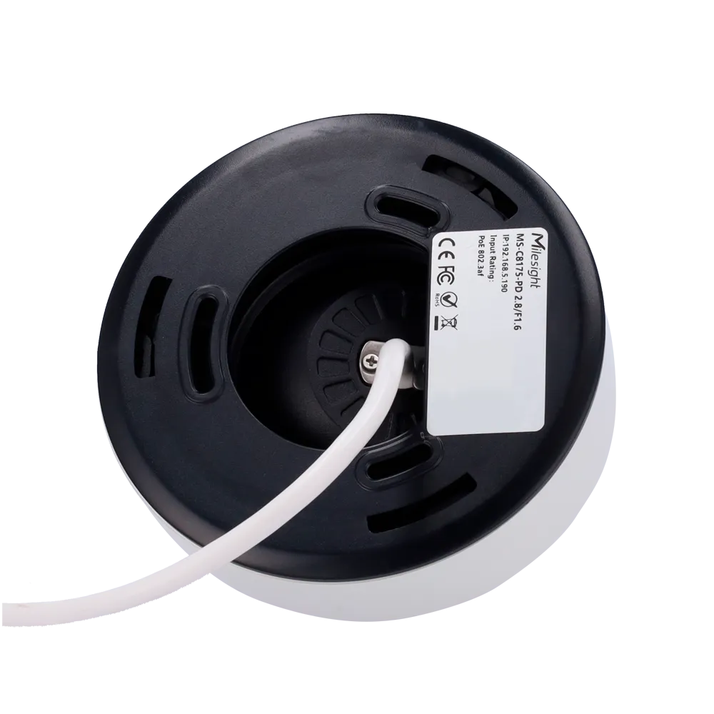 Milesight MS-C8175-PD Cámara Mini Domo IP Exterior PoE
