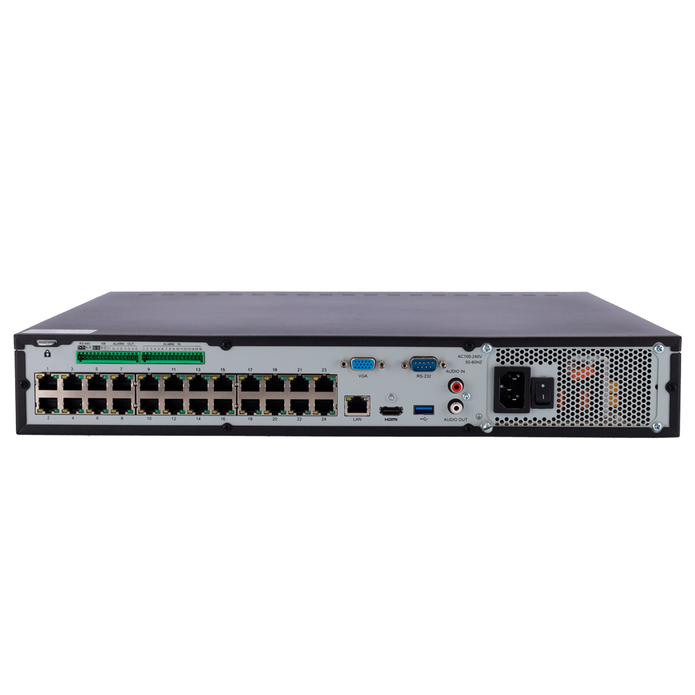 Milesight MS-N7048-UPH NVR – 48ch · PoE · 4 HDD · 4K · H.265+ - Imagen 4