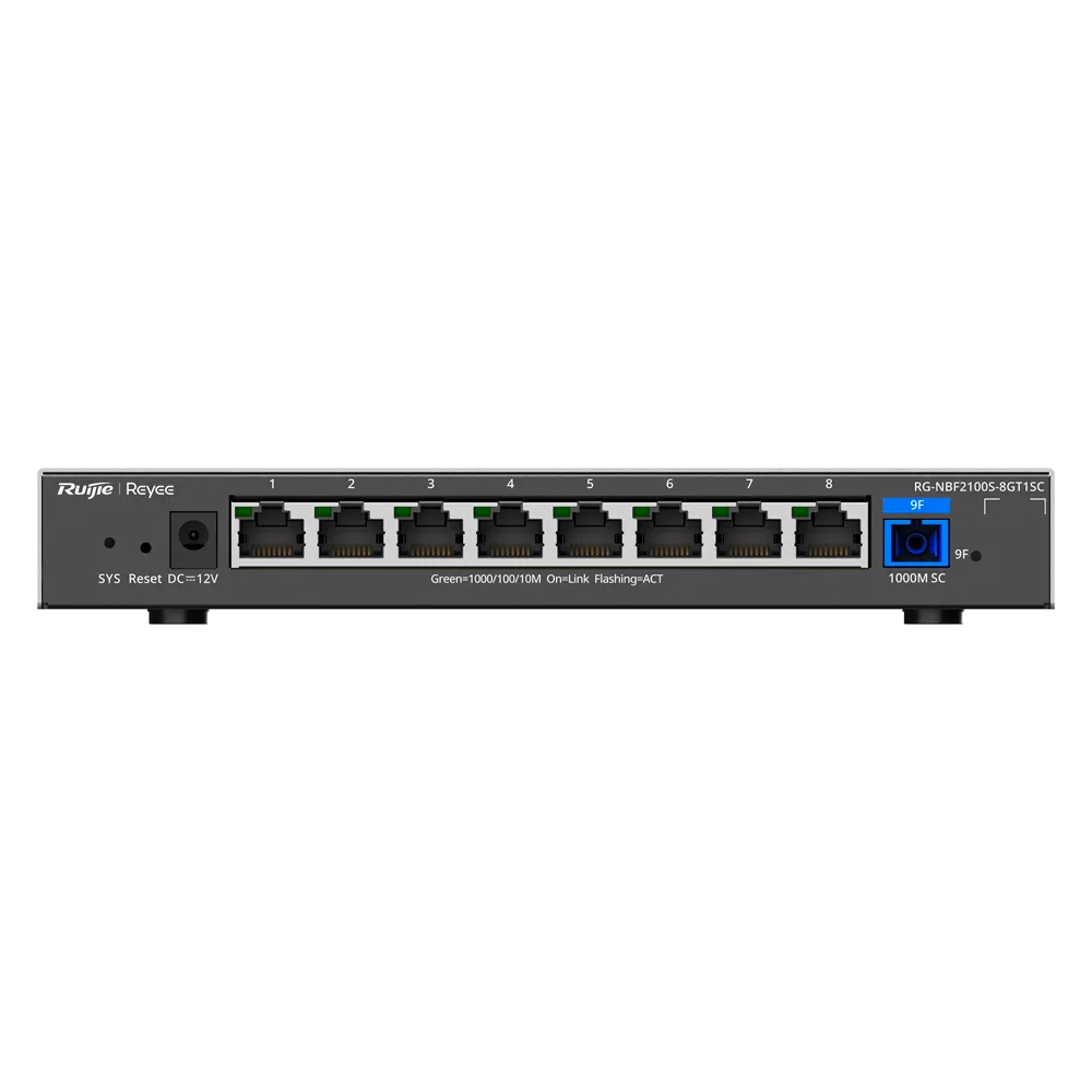 Switch Cloud RG-NBF2100S-8GT1SC 8 Puertos Gigabit + SFP