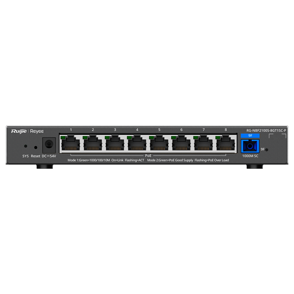 RG-NBF2100S-8GT1SC-P - Switch L2+ 8P PoE Cloud - Imagen 4
