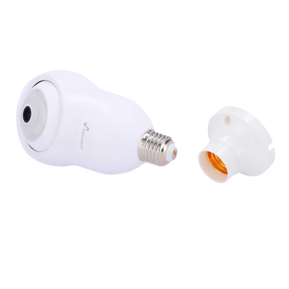 Cámara Bombilla WiFi NVS-IPC-BULB1 3MP Exterior E27 Nivian