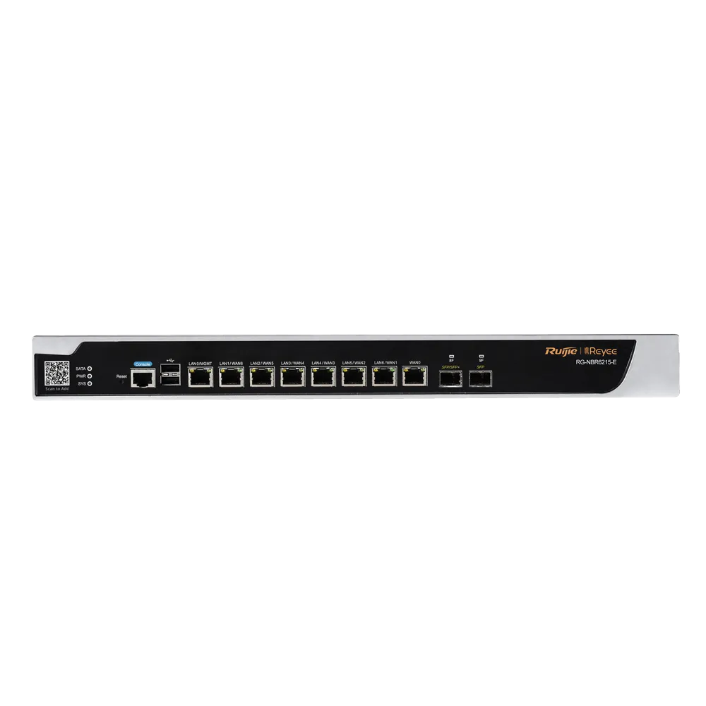RG-NBR6215-E Router Cloud Managed Ruijie Reyee