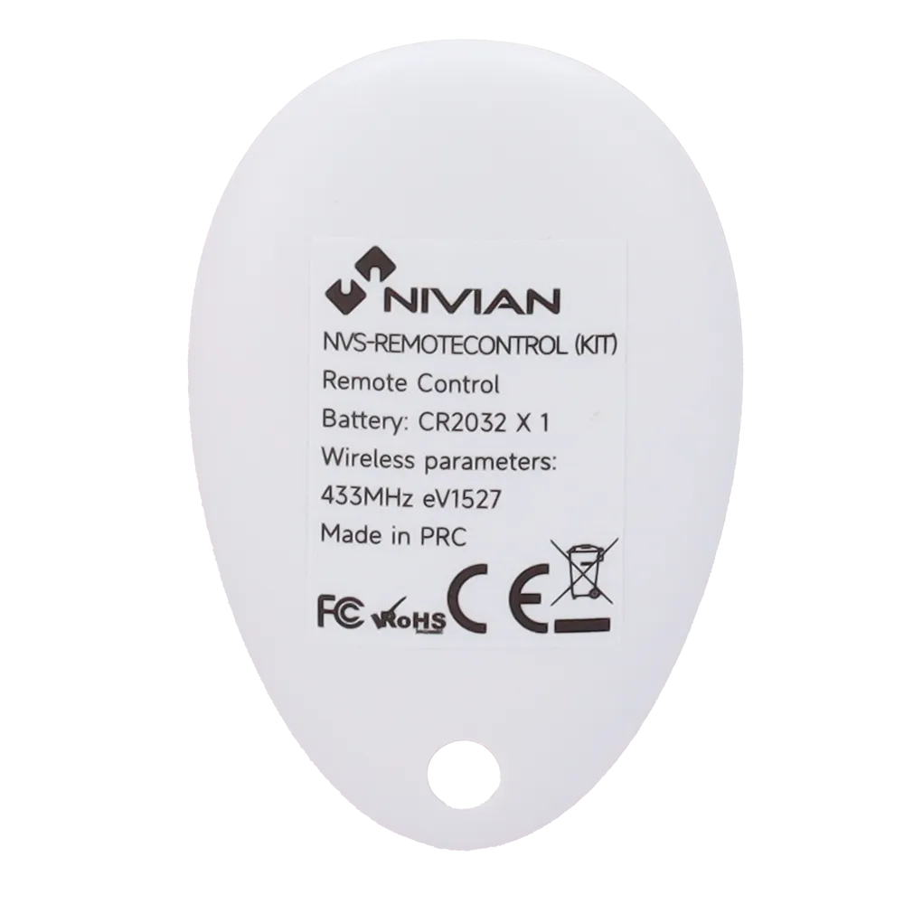 Mando Inalámbrico Nivian NVS-REMOTECONTROL para Alarmas