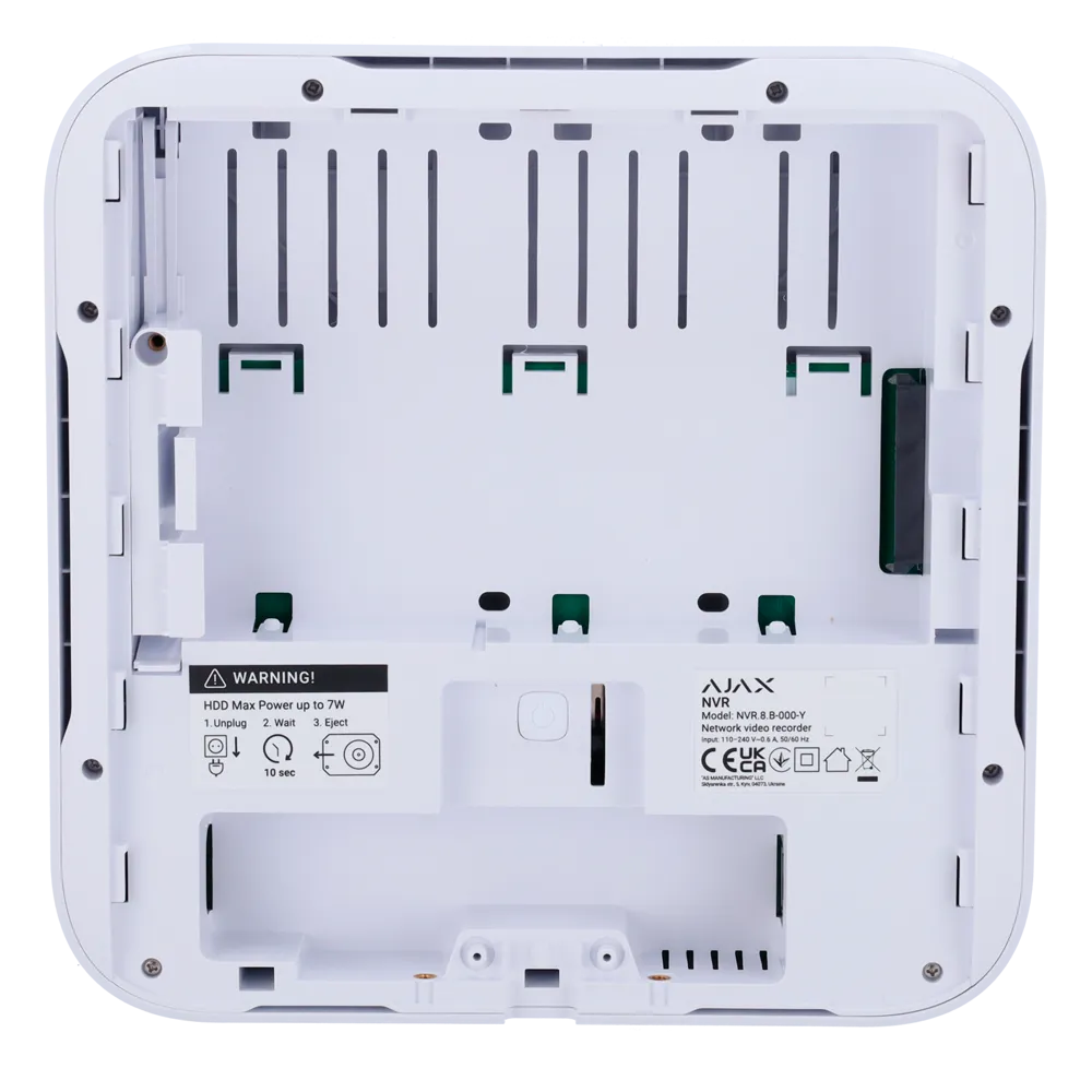 Grabador NVR Ajax AJ-NVR108-W 8 Canales 4K H.265