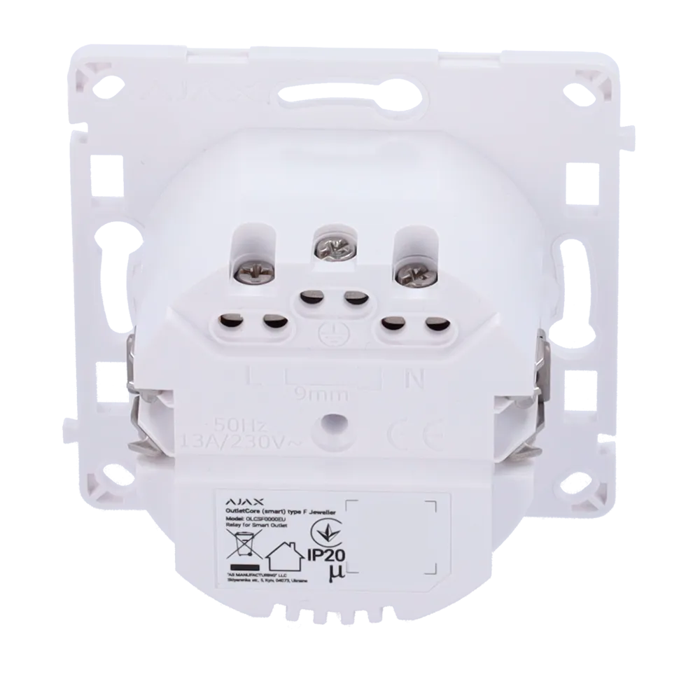Enchufe Inteligente Ajax AJ-OUTLETCORE-SMART Jeweller