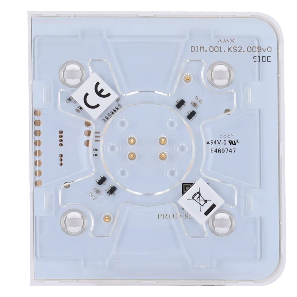 AJAX AJ-SIDEBUTTON-DIMMER-W Interruptor Regulador Blanco