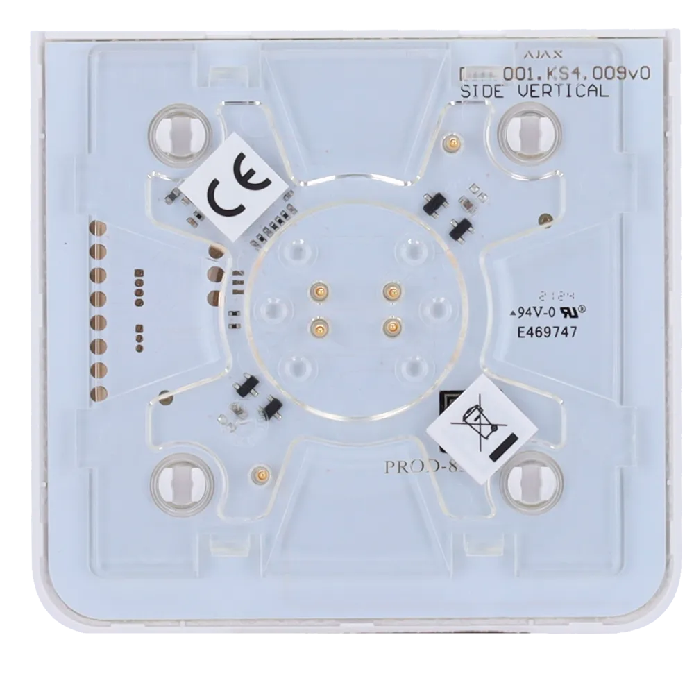 Ajax LightSwitch Dimmer AJ-SIDEBUTTON-DIMMER-W-VERT Blanco