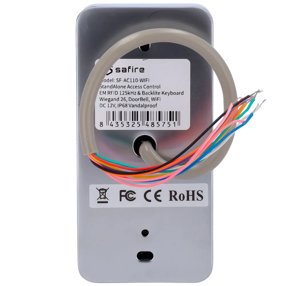 Control de Acceso Autónomo SF-AC110-WIFI con RFID y WiFi