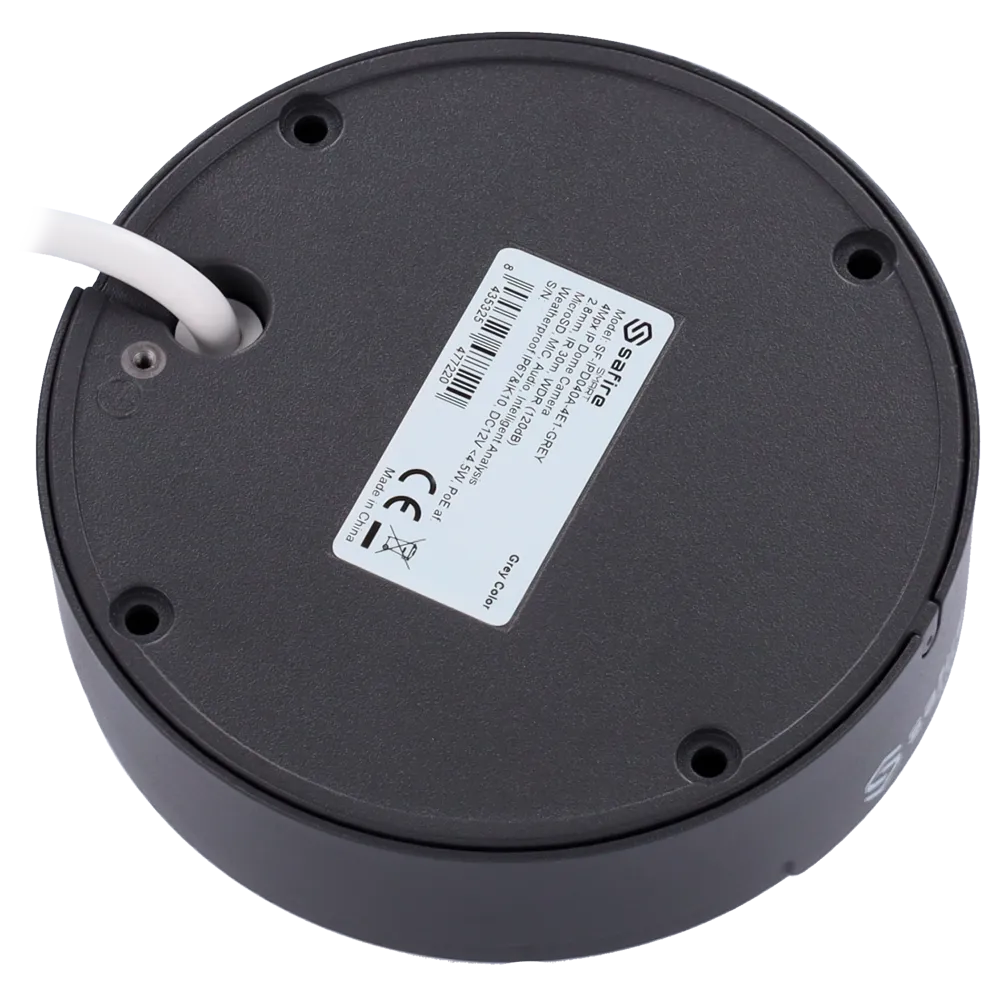 Safire SF-IPD040A-4E1-GREY Domo IP 4MP IA Exterior PoE