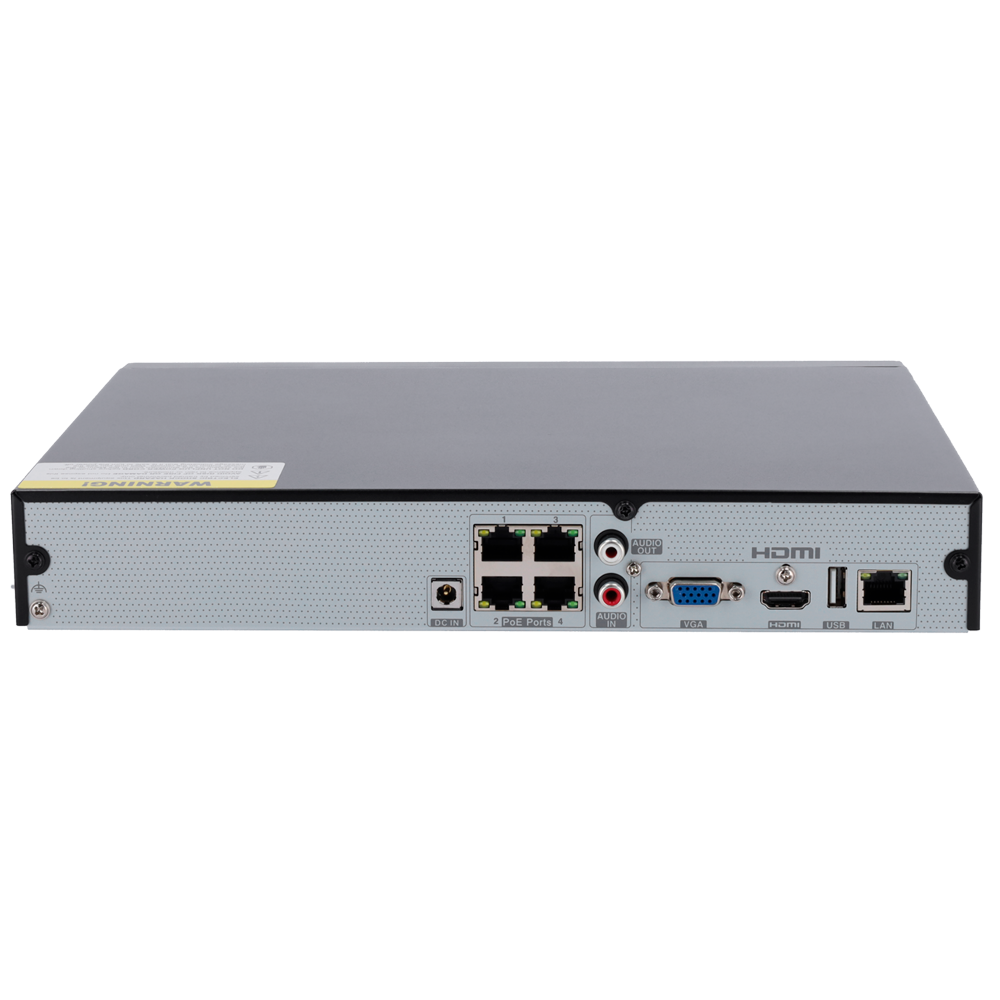 Safire SF-NVR6104-4P-B2 NVR – 4ch · PoE · 1 HDD · 4K · H.265+ - Imagen 4