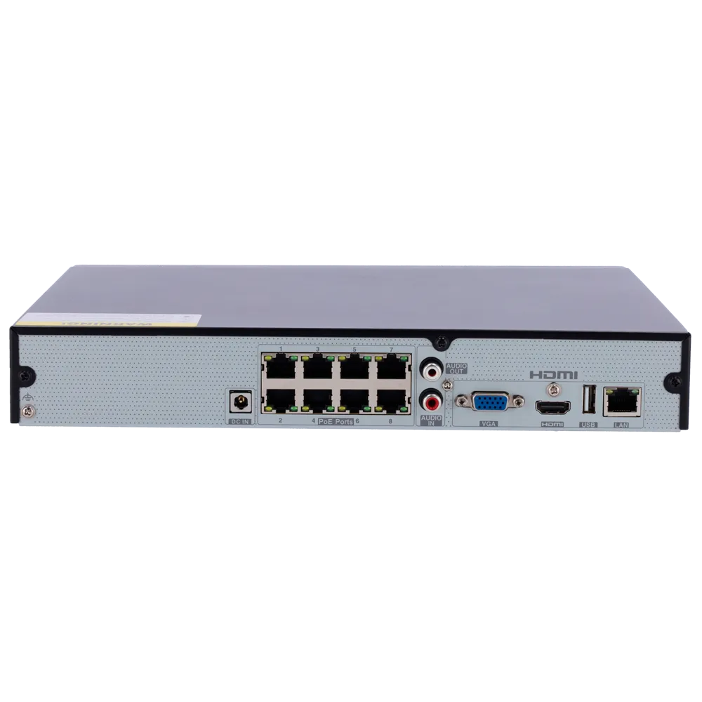 NVR Safire SF-NVR6108-8P-B2 8 Canales PoE 4K H.265+