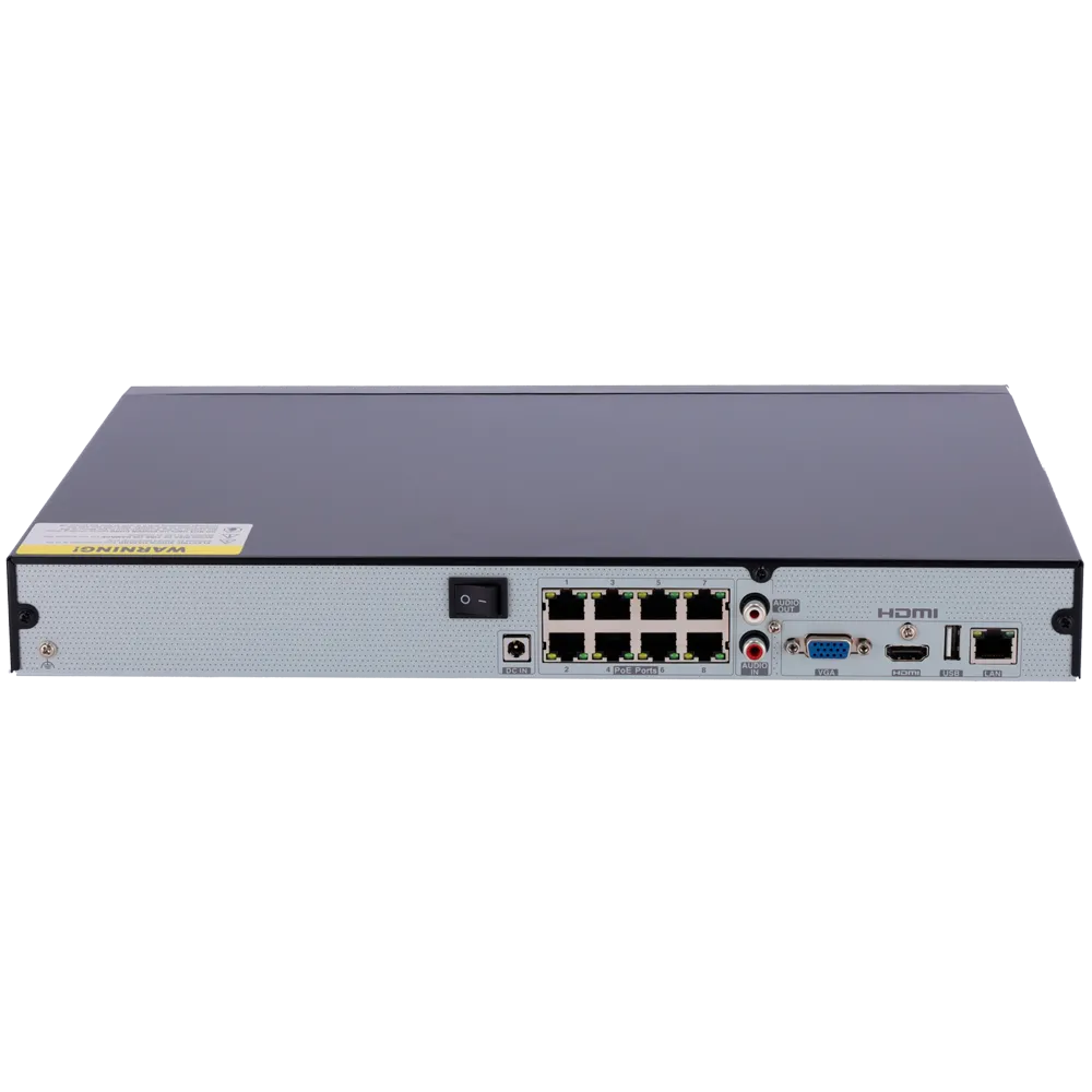 Safire SF-NVR6208-8P-B2 NVR 8 Canales PoE 4K H.265+