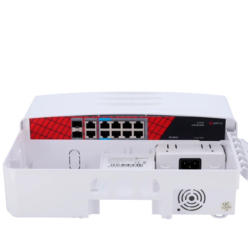 Switch 6P Gigabit PoE Hi-PoE 120W SF-SW1208HIPOE-GF-120-OUT