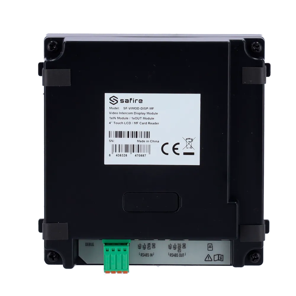 Placa Videoportero IP SF-VIMOD-DISP-MF MIFARE PIN IP65